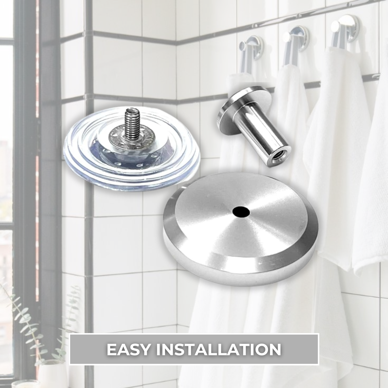 SUCTION HOOKS CHROME