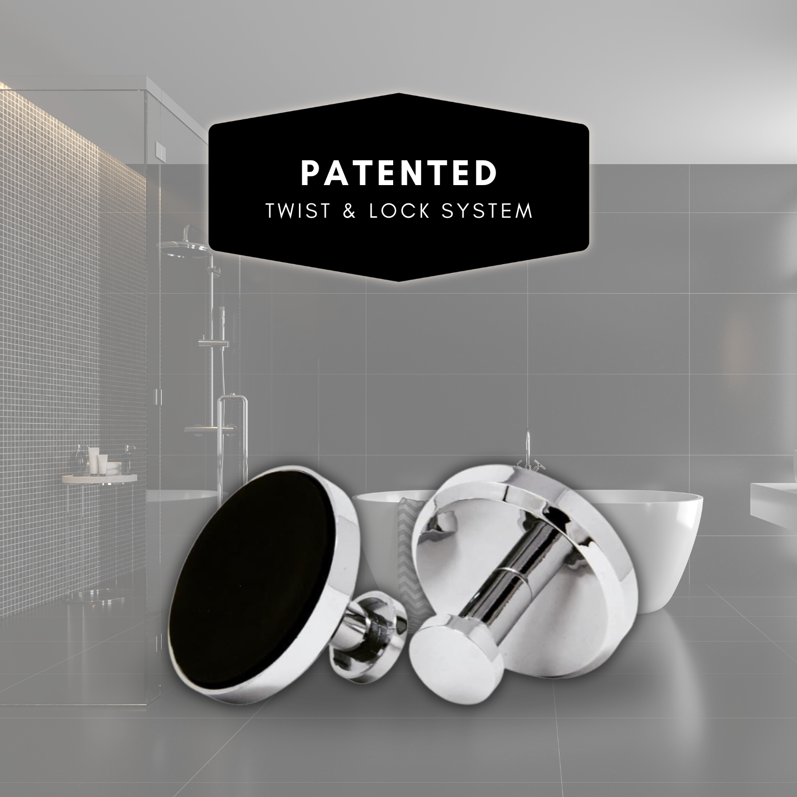 GANCI A VENTOSA CROMATI